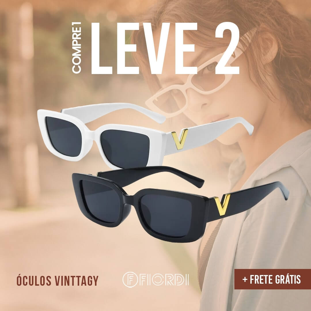 Óculos de Sol Retrô - Vinttagy™ [COMPRE 1 & LEVE 2]