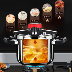 Panela De Pressão Aço Inoxidável - À Prova De Explosão (OFERTA LIMITADA)