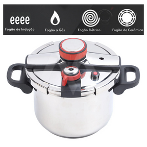 Panela De Pressão Aço Inoxidável - À Prova De Explosão (OFERTA LIMITADA)