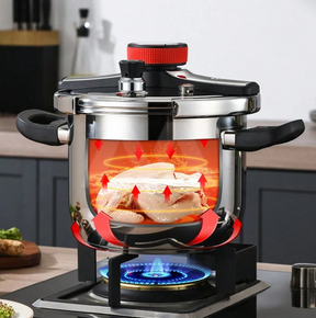 Panela De Pressão Aço Inoxidável - À Prova De Explosão (OFERTA LIMITADA)